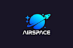 create modern space, astronaut, galaxy, planet logo design