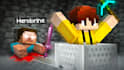 make a 2d minecraft thumbnail for your video