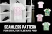 design seamless pattern textile prints pattern design