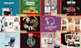 design editable canva social media posts, logo, and canva templates