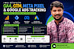 setup or fix up ga4 ecommerce tracking, GTM, meta pixel, and google ads tracking