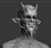 sculpt a demon head