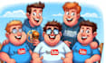 do cartoon caricature using midjourney ai