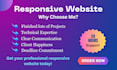 design a professional responsive and functional website