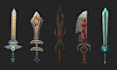 model realistic and stylized 3d weapons for your game