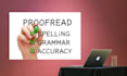 proofread and edit your text