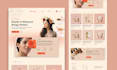 design figma website mockup, web template or figma UI mockup
