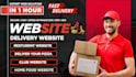 make responsive, static website or HTML, CSS landing page portfolio website