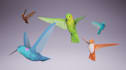 create any 3d low poly bird character for your game