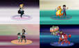 create pokemon trainer sprites in pixel art for you