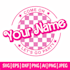 your name or text in barbie style, personalized