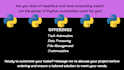 write custom python scripts, software development