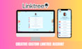create and setup linktree account for social media like instagram