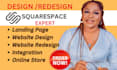 fix squarespace website redesign squarespace website design square landing page