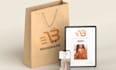 design amazon online store website etsy and ecommerce logo