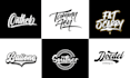 design scripted, calligraphy , cursive, hand lettering logo