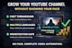 create faceless youtube videos with script, voice and editing