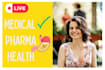 write high quality articles on health, pharma, biotech
