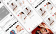 do mobile app UI UX design in figma or adobe xd