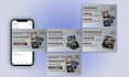 design linkedin banner cover carousel and profile branding