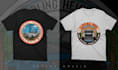 do vintage logo design for merch