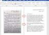 do convert scanned PDF to word