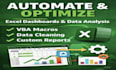 automate optimize and visualize excel data