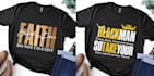 create elegant and colorful typography t shirt design