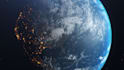 create a cinematic planet earth animation