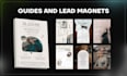 design PDF lead magnet, ebooks, workbook, planner, worksheet