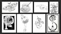do black and white illustration art
