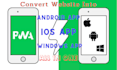 convert website into pwa application