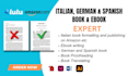 format, proofread italian book, german book spanish book for amazon KDP etc