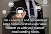 manually send personalized outreach emails one by one