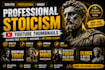 design eye catching youtube thumbnails for stoicism videos