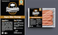 design label for shampoo or pump and spray bottle