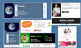create animated, modern clickable HTML email signature for outlook, gmail, apple