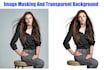 do photoshop image masking and transparent background