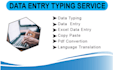 do online typing, document typing and retyping