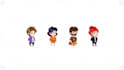 create pixel art animation and sprite sheet for your game character and props