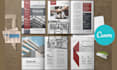 do professional canva newsletter and magazine design