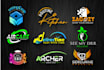 design flat buisness logo in maximum time