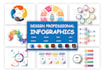 design professional pie chart, flow chart, timeline business infographic design