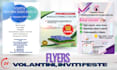 design custom flyers, invitations, and promotional materials for private events,