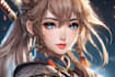 create fantasy ai art, character digital art