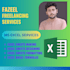 create and format  microsoft excel sheets