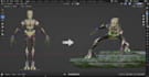 do 3d character rigging professionally in blender