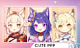 draw cute anime pfp in kawaii style for you