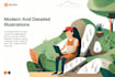 create modern flat design illustrations quickly