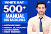 build dofollow contextual SEO high authority backlinks link building for ranking